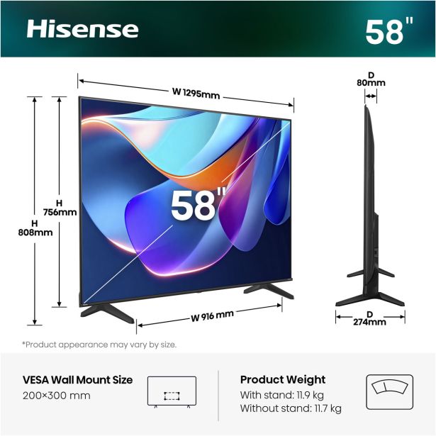 TELEVIZOR HISENSE 58A6S
