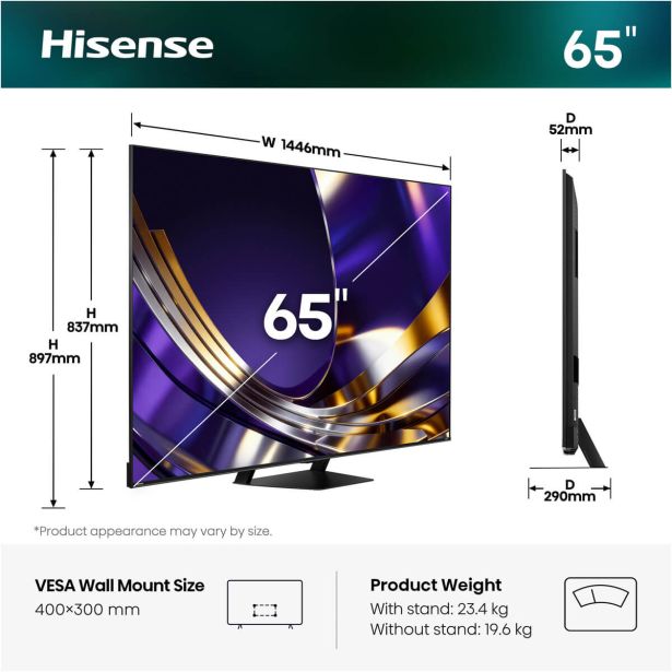 TELEVIZOR HISENSE 65U7S PRO MINILED
