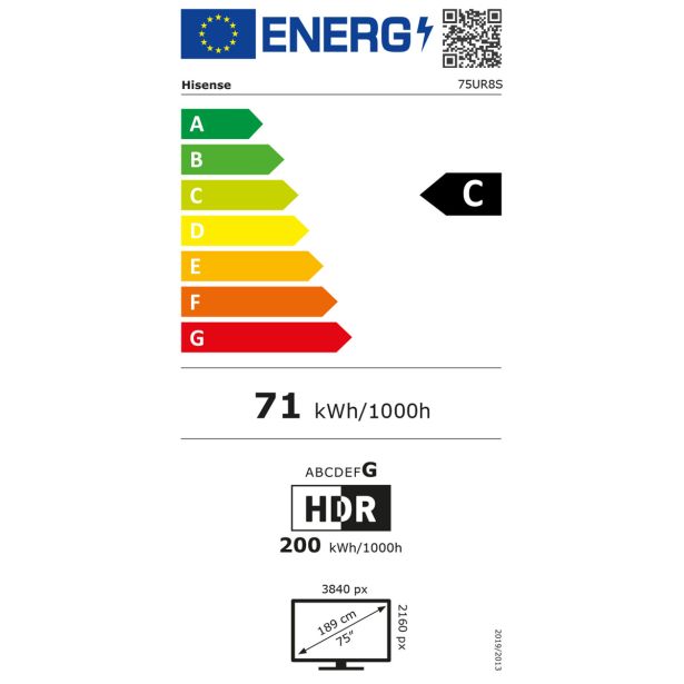 TELEVIZOR HISENSE 75UR8S RGB MINILED