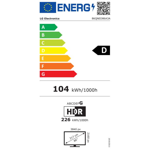 TELEVIZOR LG 86QNED86A3A.AEU