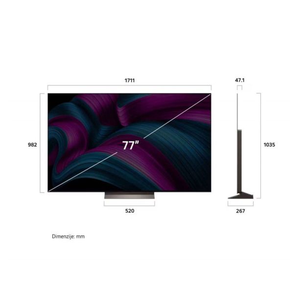 TELEVIZOR LG OLED77C51LA