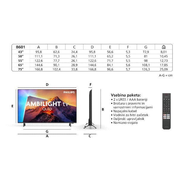 TELEVIZOR PHILIPS 43PQS8611/12
