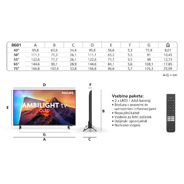 TELEVIZOR PHILIPS 75PQS8611/12