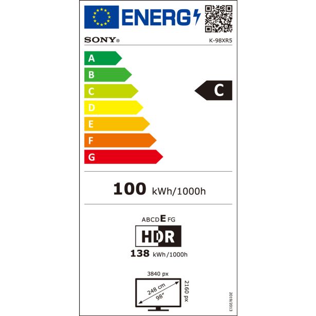 TELEVIZOR SONY K98XR55BP BRAVIA 5