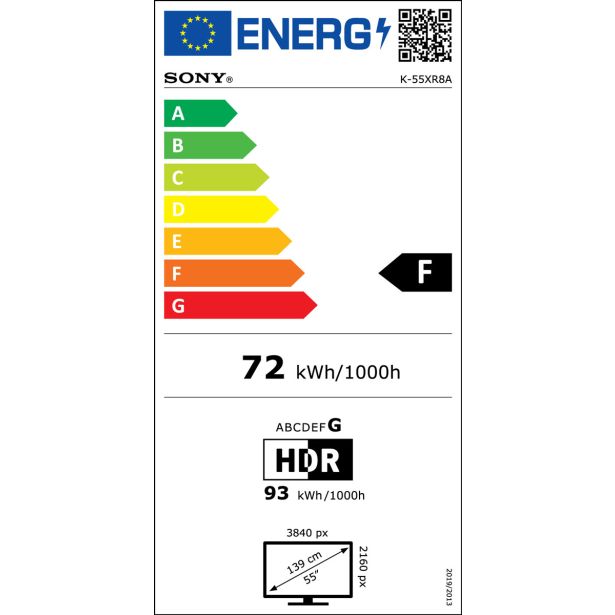 TELEVIZOR SONY OLED K55XR8APAEP