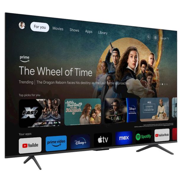 TELEVIZOR TCL 4K QLED TV 85P71K GOOGLE ONKYO ZVOK Z DOLBY ATMOS