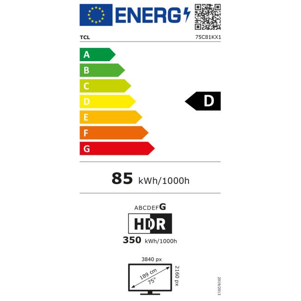 TELEVIZOR TCL QD-MINI LED TV 75C81K BANG & OLUFSEN