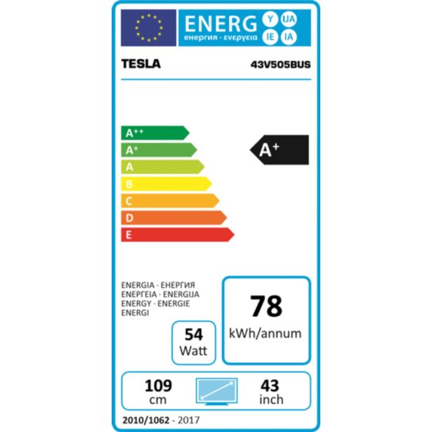 TELEVIZOR TESLA 43V505BUS