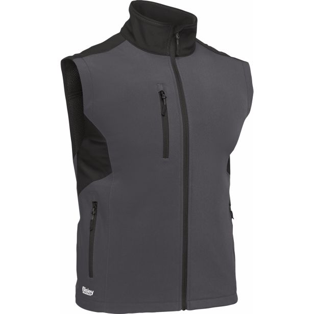 TELOVNIK BISLEY HICKS SOFTSHELL SIVA ŠT. 4XL