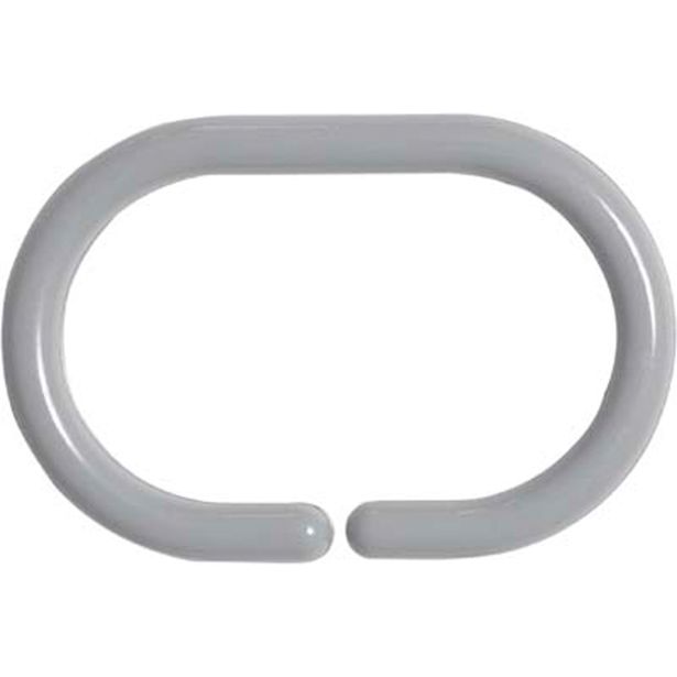 OBROČKI TENDANCE ZA ZAVESO, SIV