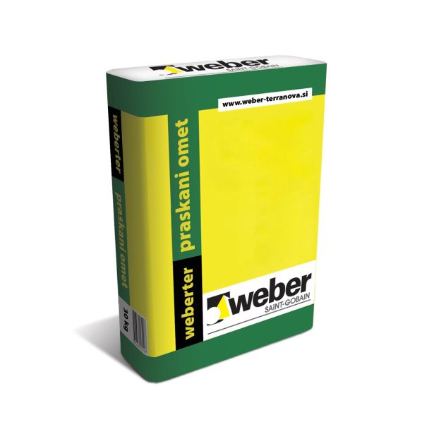 MINERALNI FASADNI OMET WEBER SAINT GOBAIN TER PRASKANI OMET 3.0 MM 30 KG SKUPINA T1