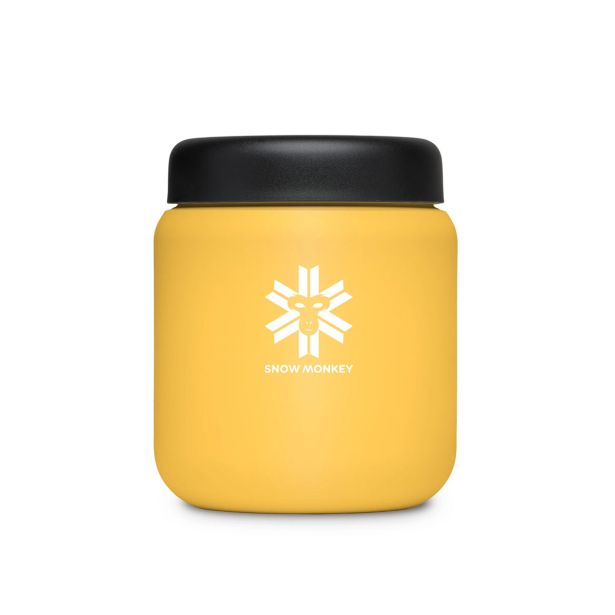 TERMO POSODA SNOW MONKEY FOODIE MAXI 700ML RUMENA