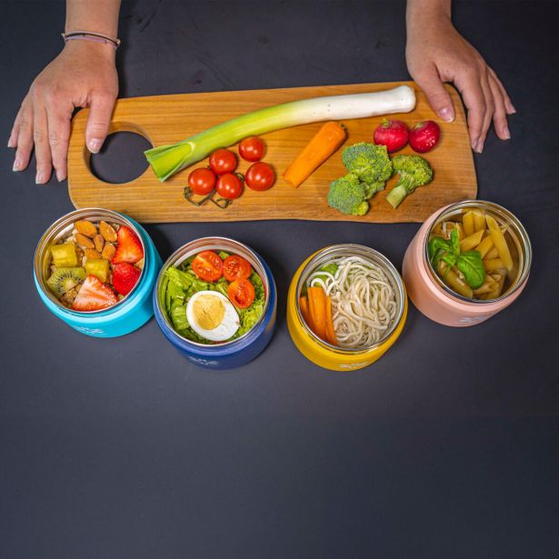 TERMO POSODA SNOW MONKEY FOODIE MIDI 0.48L ROZA