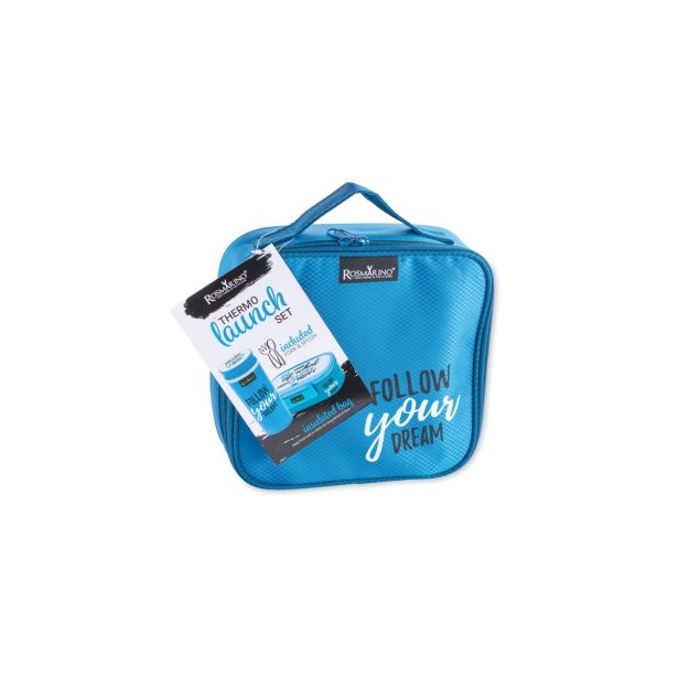 TERMO STEKLENICA, POSODA ROSMARINO PRENOSNI TERMO SET ZA HRANO IN PIJAČO MODER