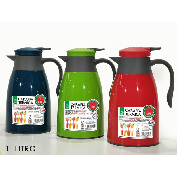 TERMO STEKLENICA, POSODA 1 LIT VRČ TERMOS RAZLIČNE BARVE NOTRANJOST STEKLO