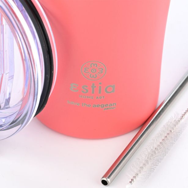 TERMO STEKLENICA, POSODA ESTIA 500 ML FUSION CORAL SKODELICA S SLAMICO