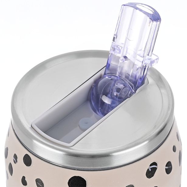 TERMO STEKLENICA, POSODA ESTIA 500 ML LEOPARD TAUPE Z NASTAVKOM ZA PITJE