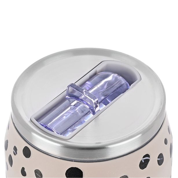 TERMO STEKLENICA, POSODA ESTIA 500 ML LEOPARD TAUPE Z NASTAVKOM ZA PITJE