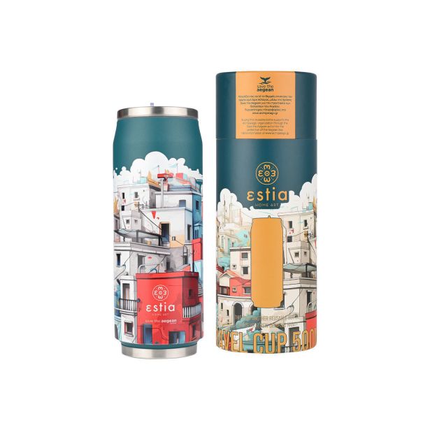 TERMO STEKLENICA, POSODA ESTIA 500 ML URBAN MYTHOS Z NASTAVKOM ZA PITJE