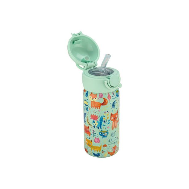 TERMO STEKLENICA, POSODA ESTIA OTROŠKA S SLAM. 350 ML FELINE FOLIAGE 01-23461