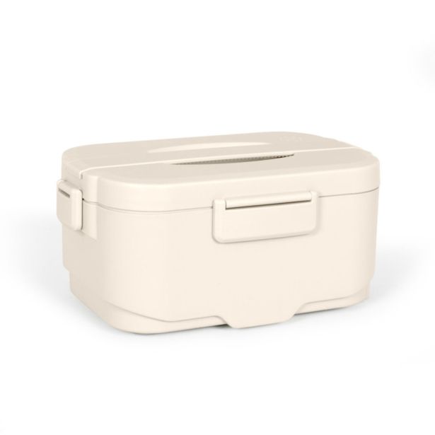 TERMO STEKLENICA, POSODA LIVOO ZA HRANO LUNCH BOX ELEKTRIČNA GRELNA BEŽ
