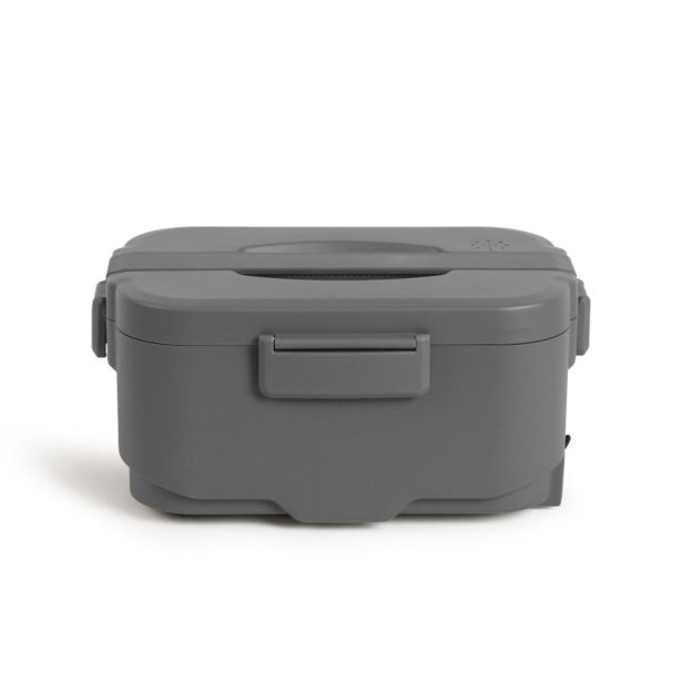 TERMO STEKLENICA, POSODA LIVOO ZA HRANO LUNCH BOX ELEKTRIČNA GRELNA SIVA