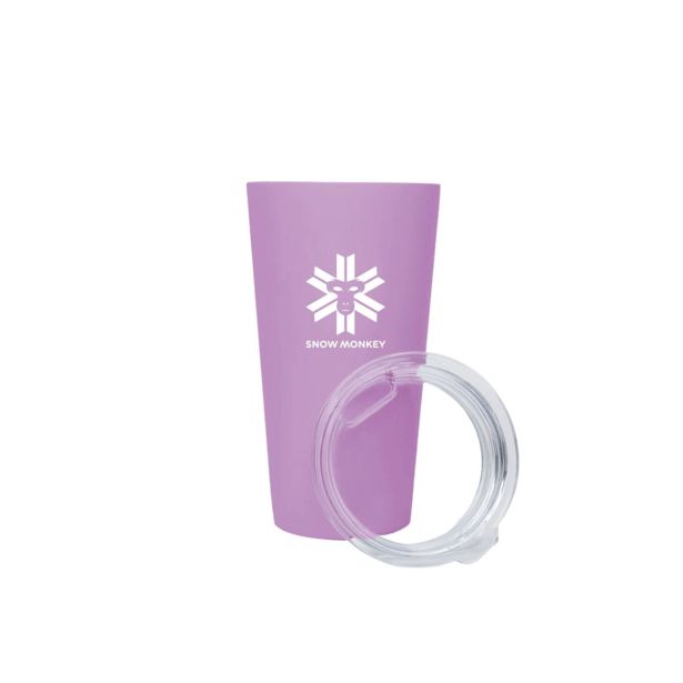 TERMO LONČEK SNOW MONKEY ENJOYER 0.47L ORHID PINK