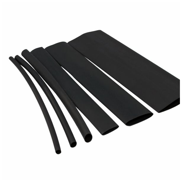 TERMOKRČLJIVA CEV COMMEL 2.5/1.25 MM ČRNA 1M