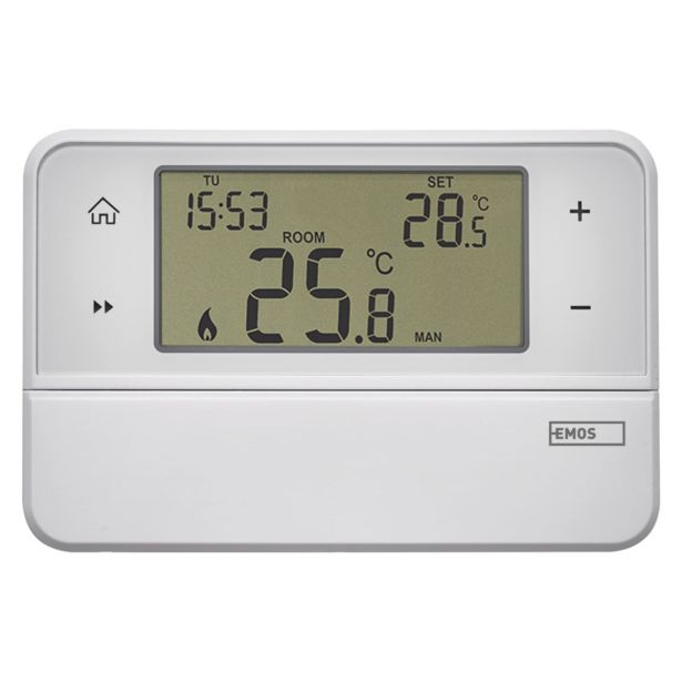 TERMOSTAT EMOS ŽIČNI TERMOSTAT P5606OT S PROGRAMIRANJEM, SOBNI