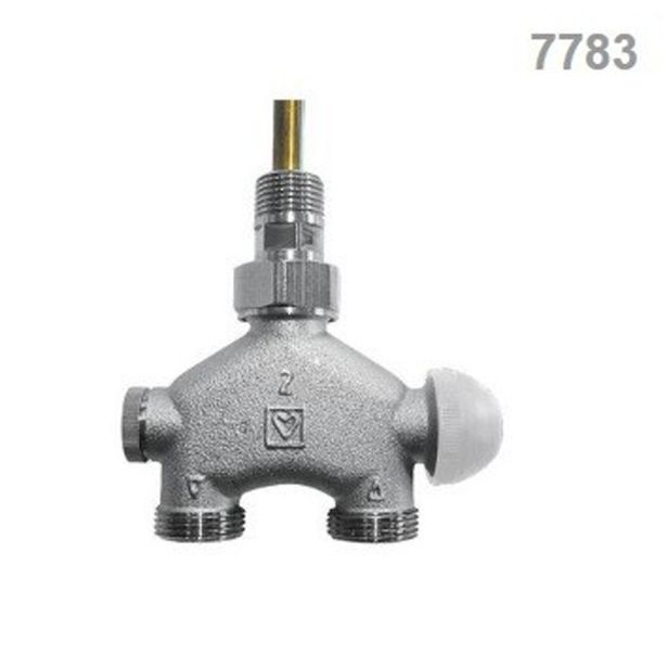 TERMOSTATSKI RAVNI VENTIL HERZ VUA 50 1/2 - ŠTIRIPOTNI ZA DVOCEVNI SISTEM