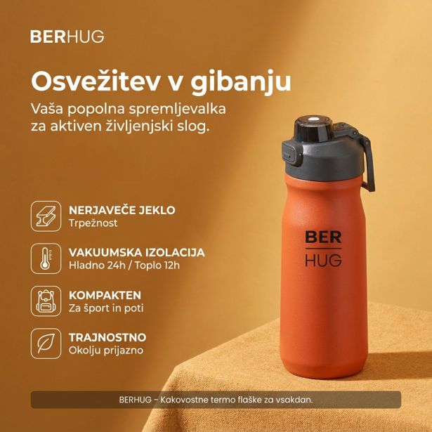 TERMOVKA BERHUG SPORTY 550ML ORANGE