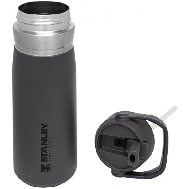 TERMOVKA STANLEY THE ICEFLOW FLIP STRAW 0.65L ČRNA