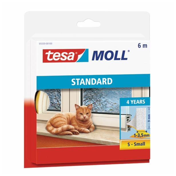 TESNILNI LEPILNI TRAK TESA PENA OBSTOJNA 4 MM BELA 6 M X 9 MM