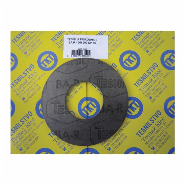 TESNILO ZA PRIROBNICO KLEČ TESNILO PRIR NP 16 DN 200 ARMIT-BAR-273X220X2