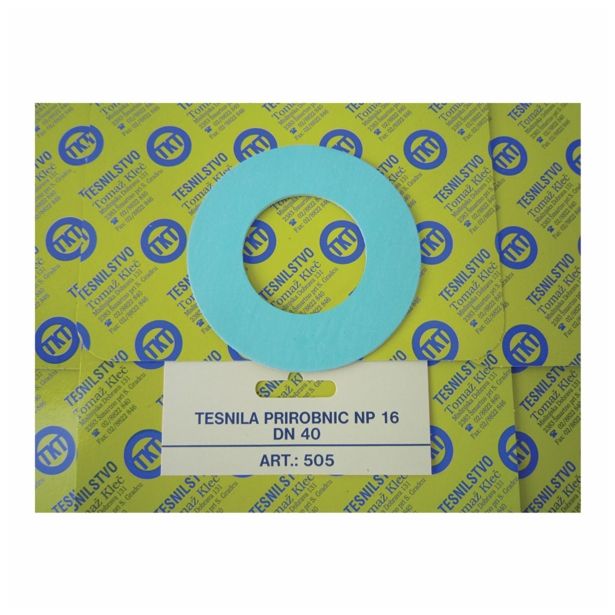 TESNILO ZA PRIROBNICO KLEČ TESNILO PRIR. NP 16 DN 40 92X49X2 DIN 2690