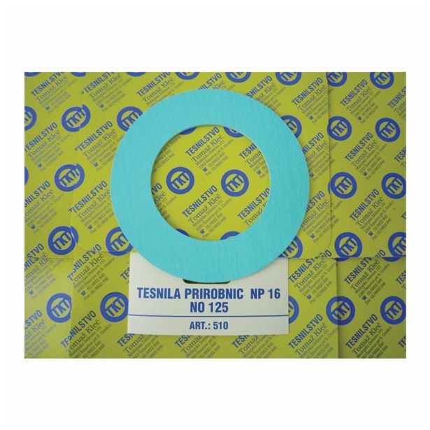 TESNILO ZA PRIROBNICO KLEČ TESNILO PRIR. NP16 DN 125 192X141X2 DIN 2690
