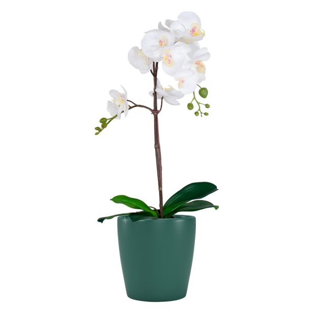 KERAMIČNI NOTRANJI LONEC THALIA 14 CM TEMNO ZELEN