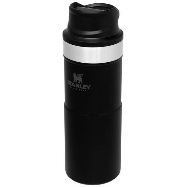 TERMOVKA STANLEY THE TRIGGER-ACTION TRAVEL MUG 0.35L ČRNA