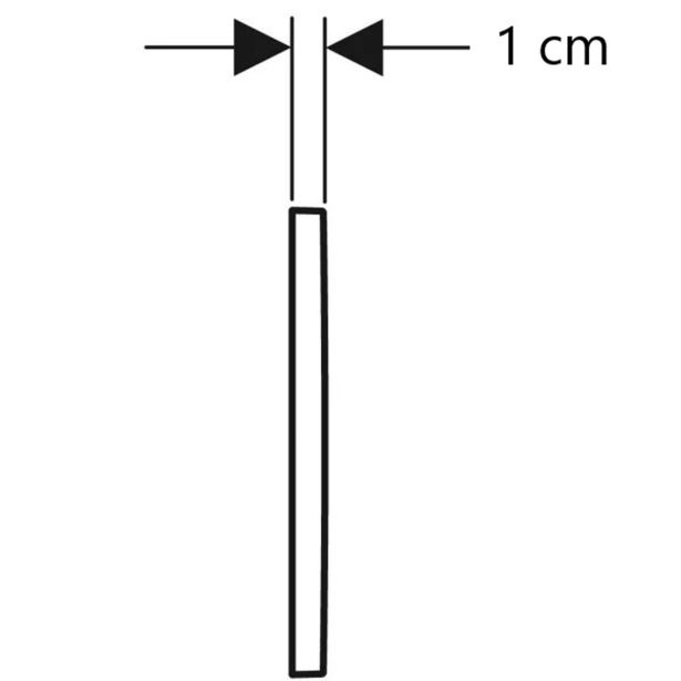 TIPKA, AKTIVIRNA GEBERIT OMEGA 20 EASY ČRNA MAT DVOKOLIČINSKA