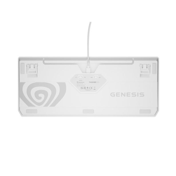 TIPKOVNICA GENESIS THOR 230 TKL GAMING BREZŽIČNA BELA