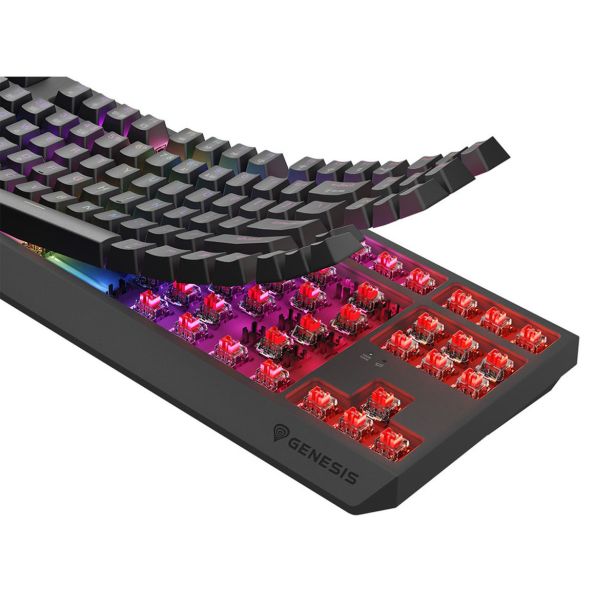 TIPKOVNICA GENESIS THOR 230 TKL GAMING BREZŽIČNA ČRNA