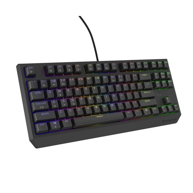 TIPKOVNICA GENESIS THOR 230 TKL GAMING ŽIČNA ČRNA