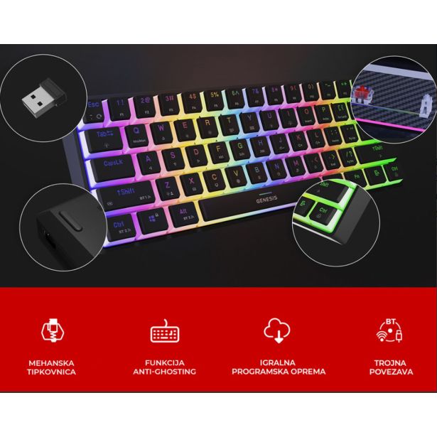 TIPKOVNICA GENESIS THOR 660 G2