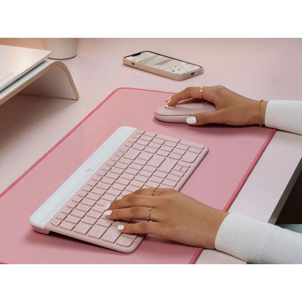 TIPKOVNICA LOGITECH MK470, ROZA