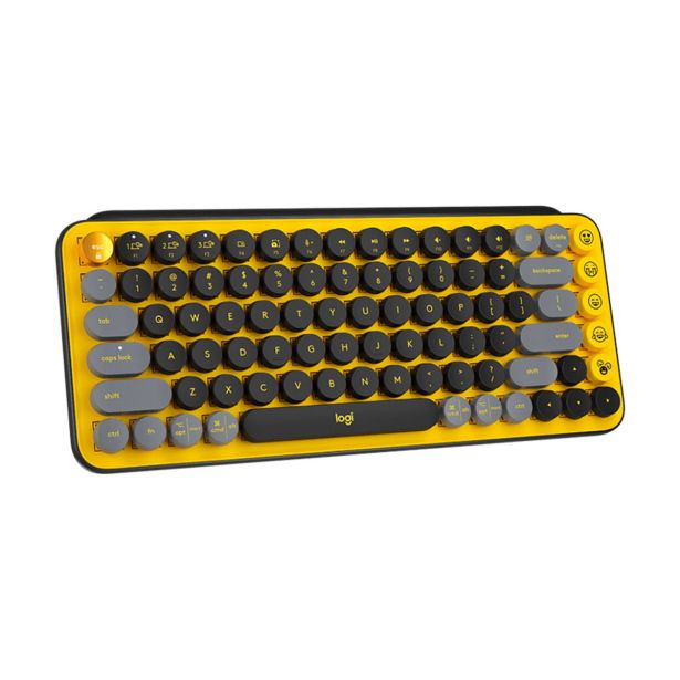 TIPKOVNICA LOGITECH POP KEYS, RUMENA