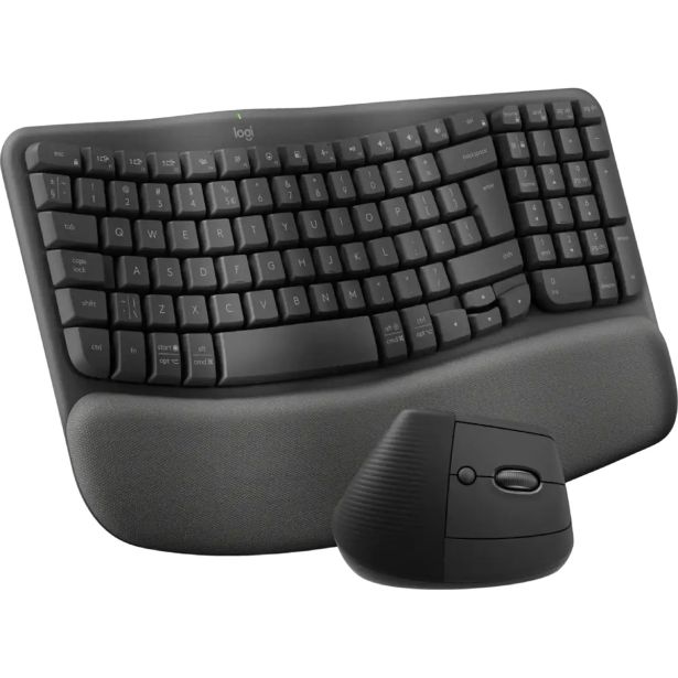 TIPKOVNICA LOGITECH Z MIŠKO DESKTOP WAVE KEYS AND LIFT C