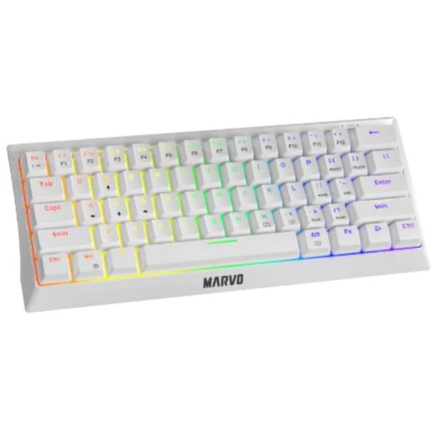 TIPKOVNICA MARVO KG962 MECHANICAL KEYBOARD WHITE
