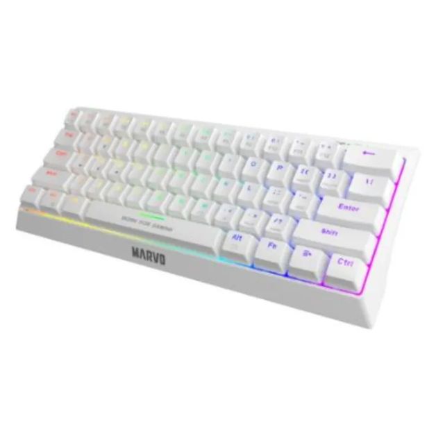 TIPKOVNICA MARVO KG962 MECHANICAL KEYBOARD WHITE