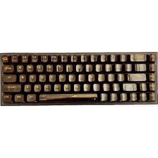 TIPKOVNICA REDRAGON CASTOR PRO K631CTB RGB BREZŽIČNA, MEHANSKA