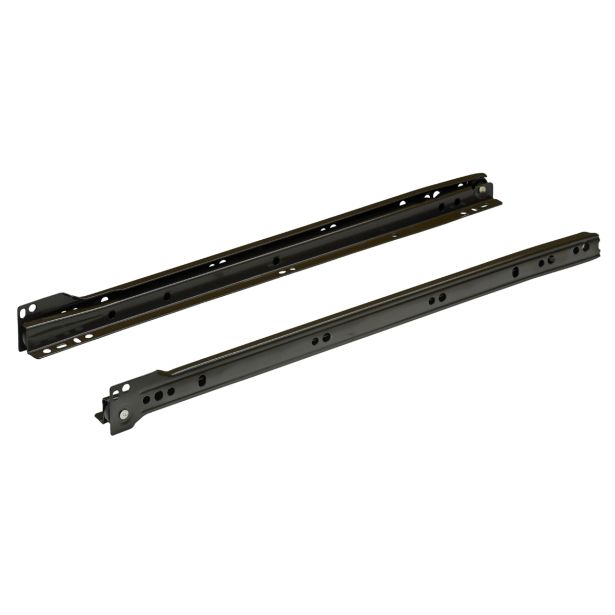 VALJČNO VODILO ZA PREDAL HETTICH 450 MM/ 15KG, DELNI IZVLEK, RJAV